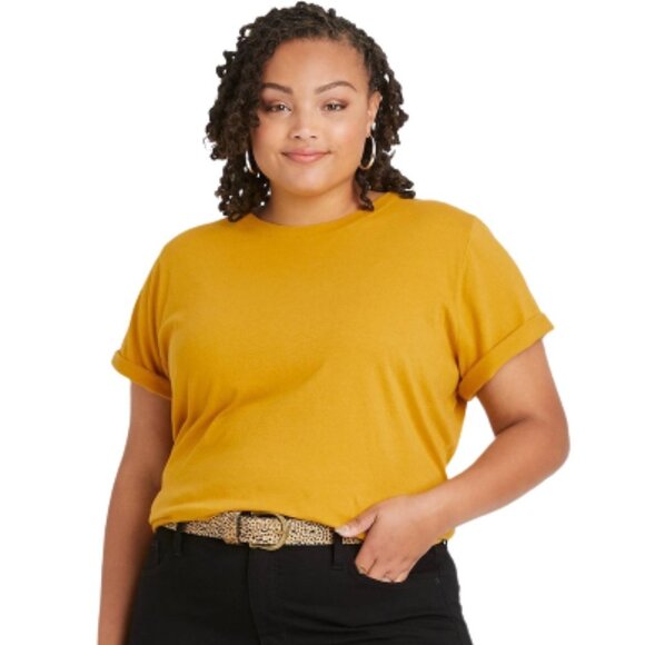 NWT Women's Plus Size Short Sleeve T-Shirt - Ava & Viv - 2X - Picture 8 of 8